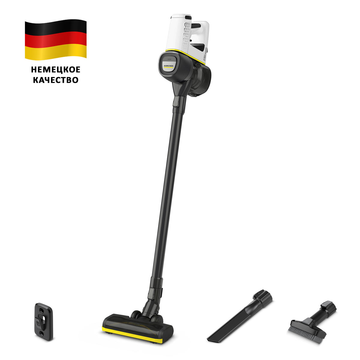 Вертикальный пылесос Karcher VC 4 Cordless myHome, аккумуляторный, белый